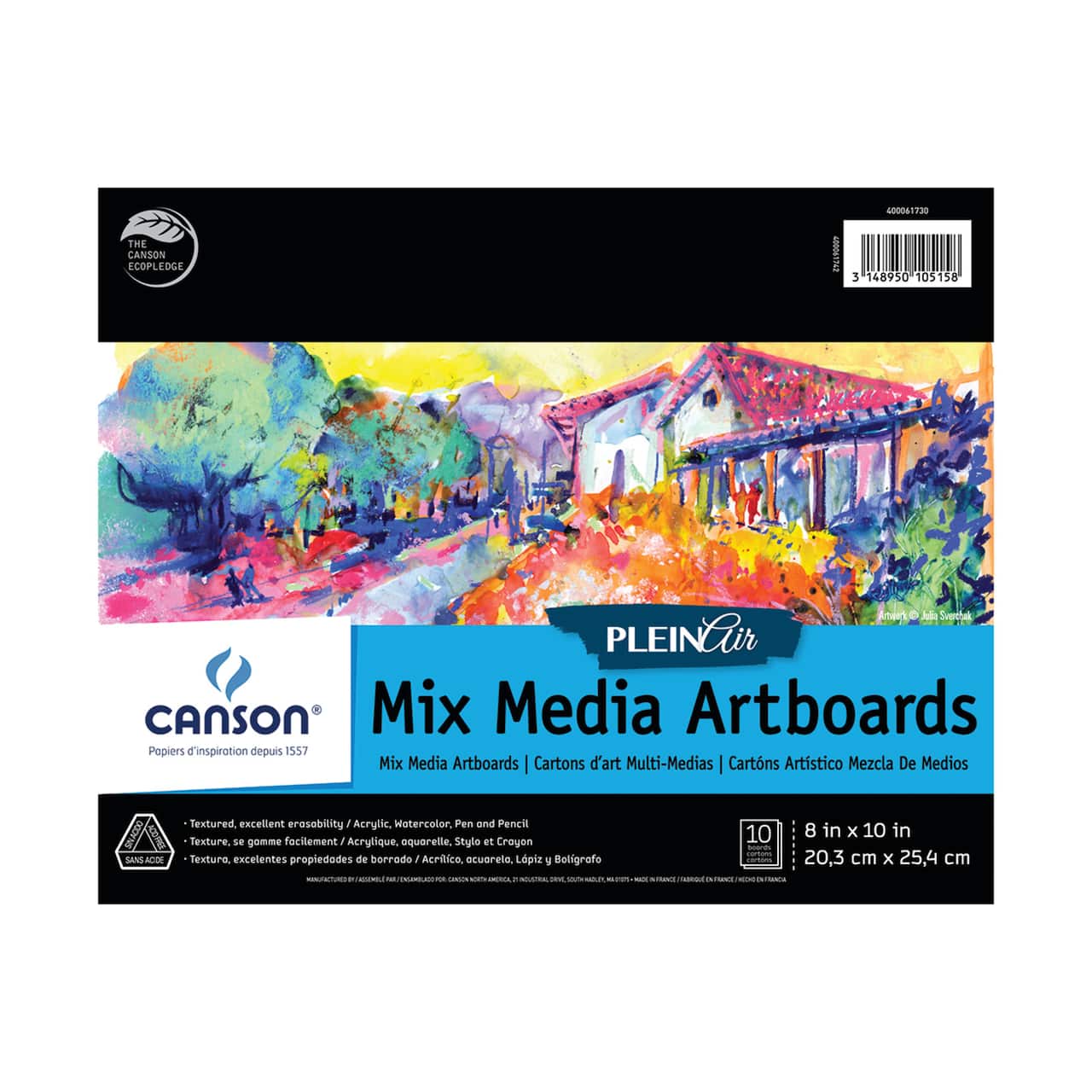 Canson&#xAE; Plein Air Mix Media Artboard Pad